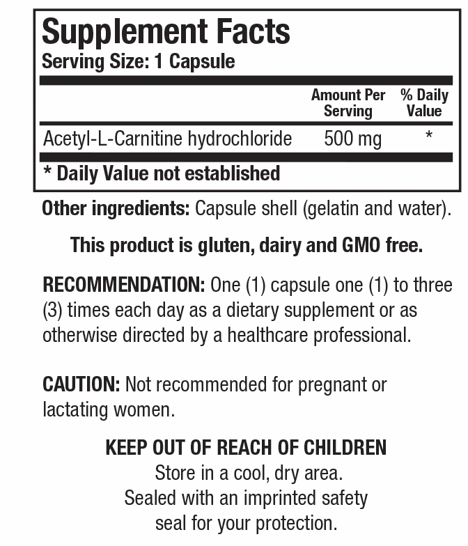 L-Carnitine (Formerly Acetyl L-Carnitine) The Drs Wolfson Shop L-Carnitine (Formerly Acetyl L-Carnitine) The Drs Wolfson Shop