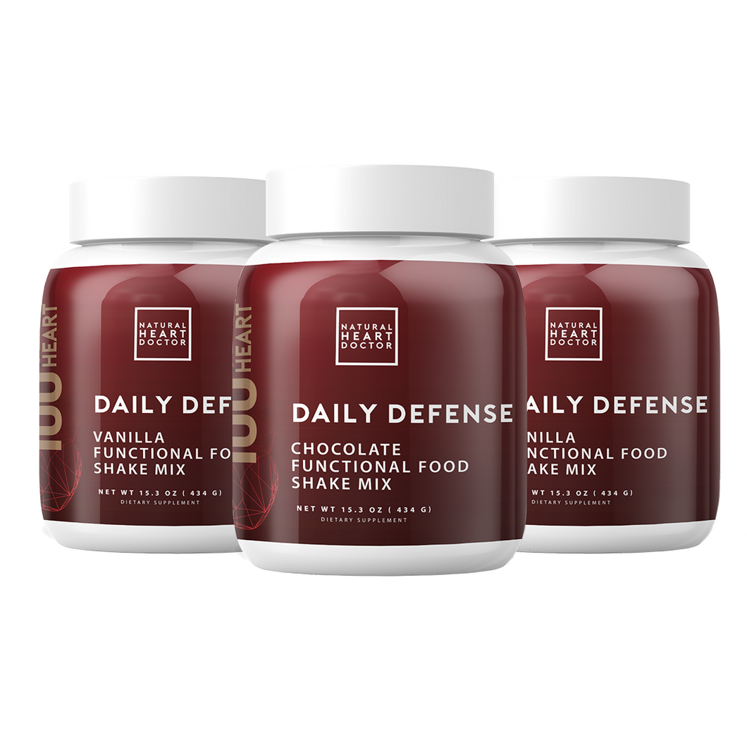 Buy Three - Daily Defense Grass Fed Whey Protein Shake